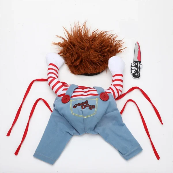 Halloween Pet Costume Pet Dog Funny Clothes Adjustable Dog Cosplay Costume Scary Costume Party Gatherings - Image 6