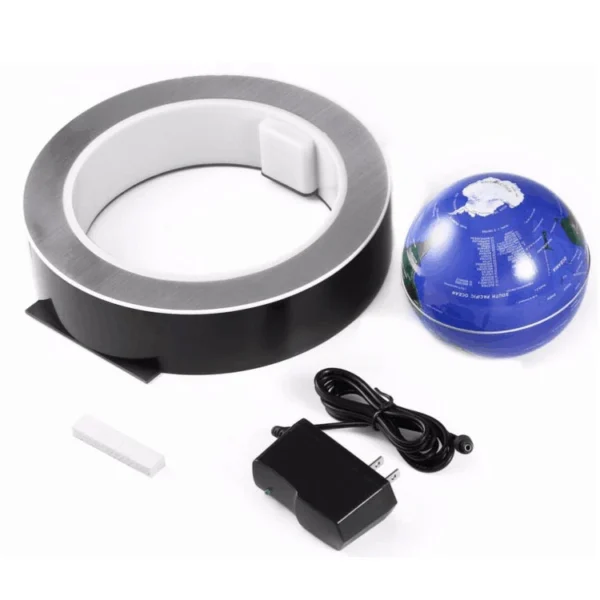 Round LED World Map Floating Globe Magnetic Levitation Light Anti Gravity Magic - Image 3