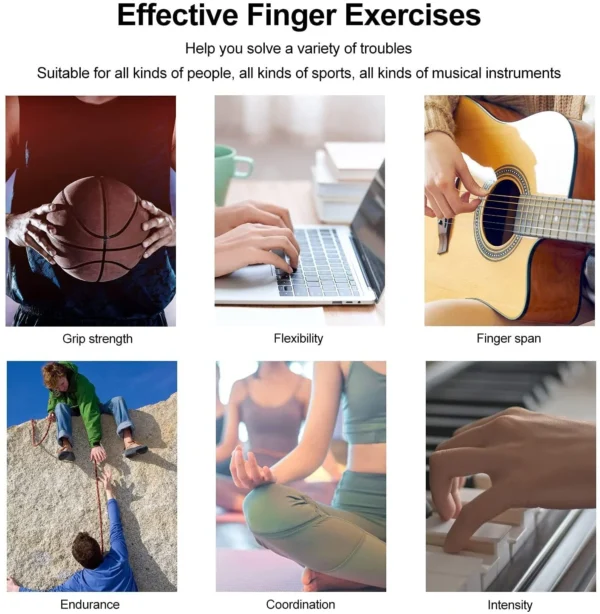 Silicone Grip Device Finger Exercise Stretcher Arthritis Hand Grip Trainer Strengthen Rehabilitation Training To Relieve Pain - Image 3