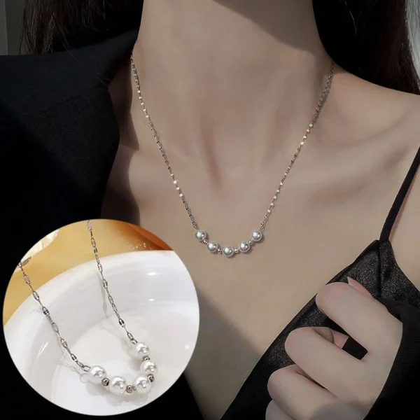 Design Small Net Red Non-fading Titanium Steel Clavicle Chain - Image 5