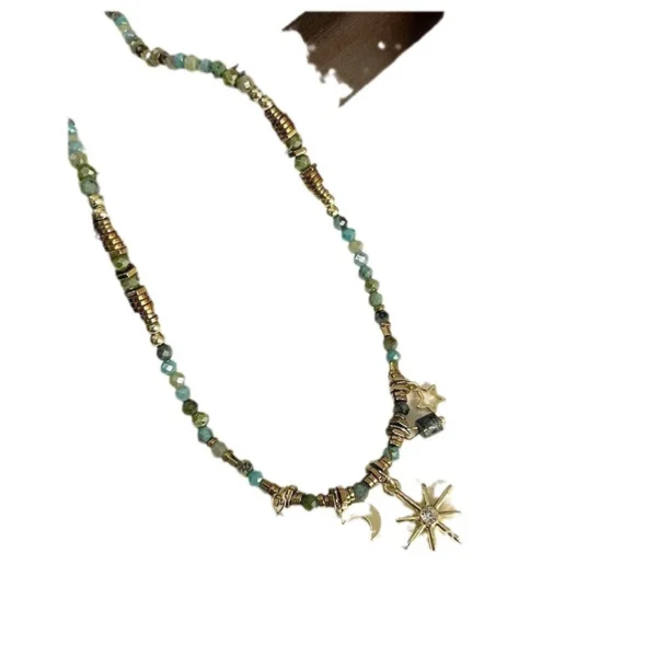 All-matching New Beaded Clavicle Women's Twin Necklace Sweater Chain - Image 5