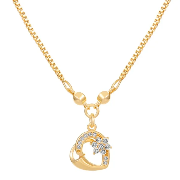 Women's Heart Vintage Fashion Necklace - Image 9