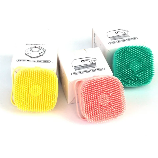 Silicone Dog Bath Massage Gloves Brush Pet Cat Bathroom Cleaning Tool Comb Brush For Dog Can Pour Shampoo Dog Grooming Supplies - Image 7