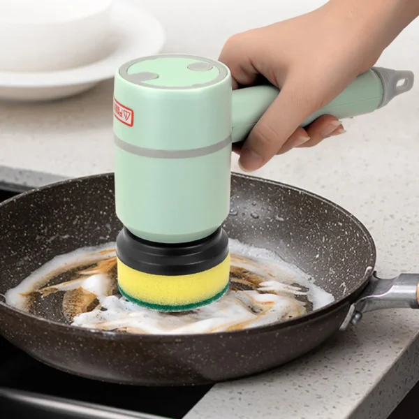 Electric Cleaning Brush Dishwashing Brush Automatic Wireless USB Rechargeable Professional Kitchen Bathtub Tile Cleaning Brushes - Image 8
