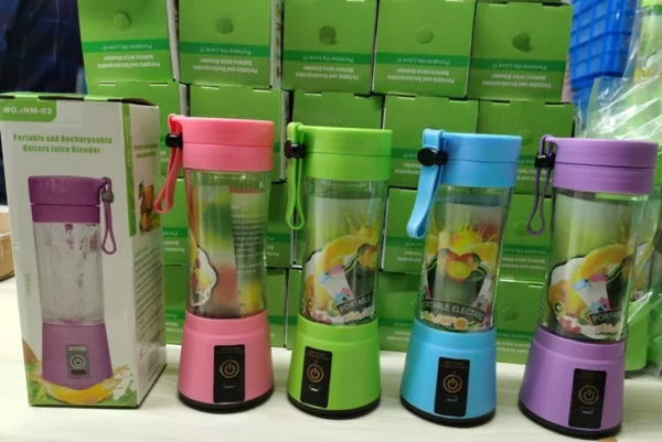 Portable Blender With USB Rechargeable Mini Kitchen Fruit Juice Mixer Home Simple Portable Electric Mini Juicer - Image 4