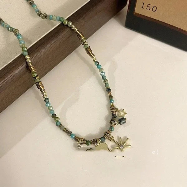 All-matching New Beaded Clavicle Women's Twin Necklace Sweater Chain - Image 6